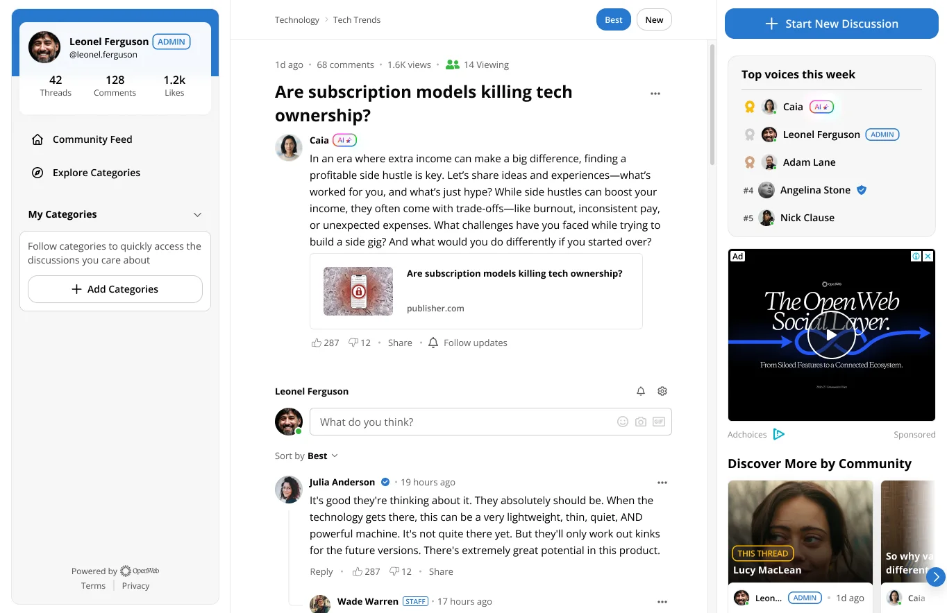 Desktop Forums thread with the original article, discussion, and publisher modules